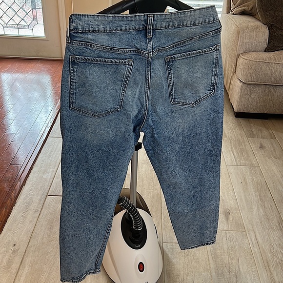 NWOT Old Navy O.G. Straight Button Fly Hight Rise Secret Slim Pockets Jeans - Picture 6 of 10